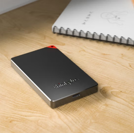 联想 thinkplus移动固态硬盘 USB3.2高速PSSD移动硬盘 读取400MB/S US100黑色【2T】