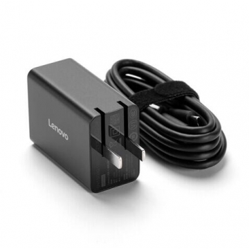 联想(Lenovo)原装笔记本快充充电器Thinkpad X1/X270/E480电脑电源适配器含1.8米type-c口红电源线65W PJ.861